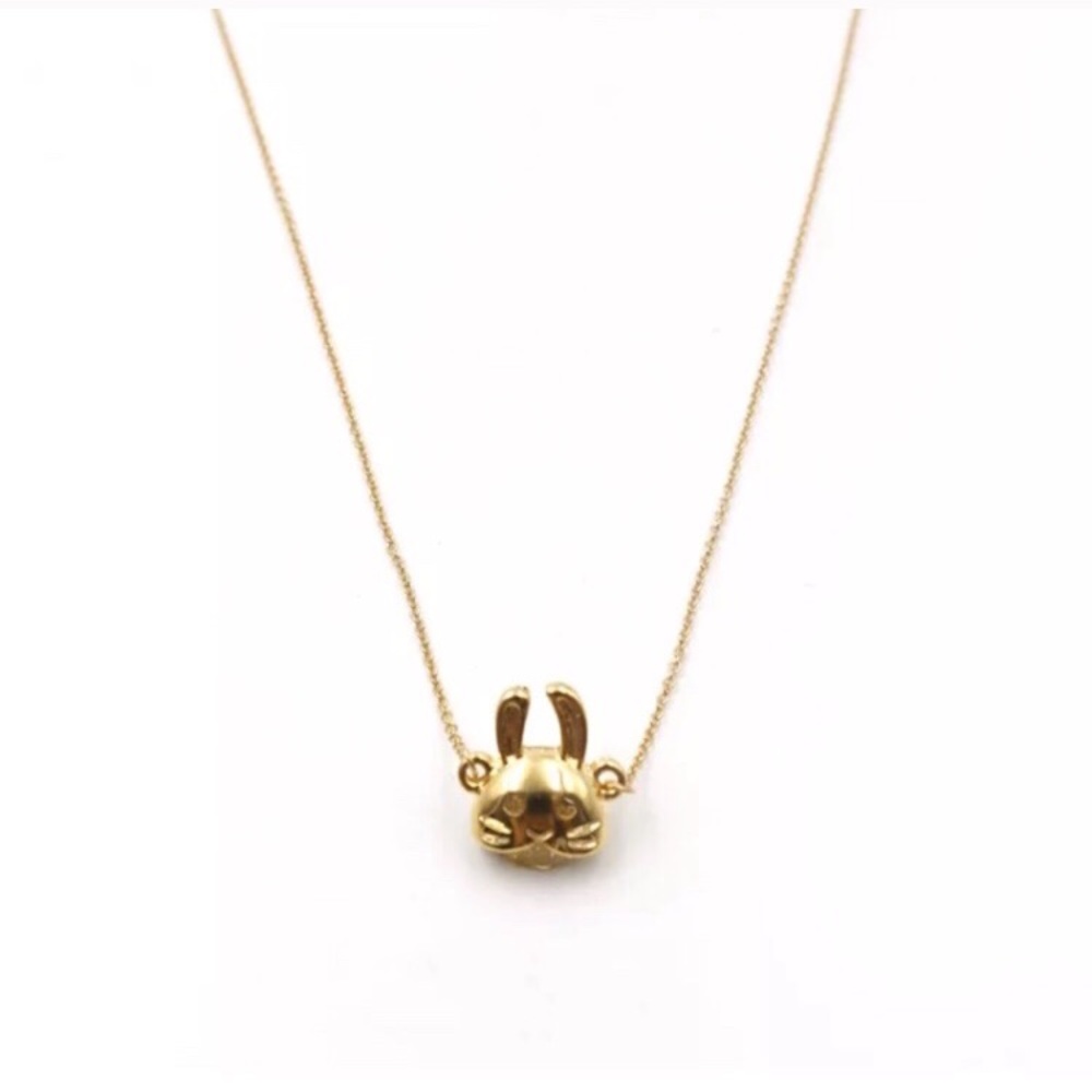 NWOT KATE SPADE Gold Pave Magic Rabbit Necklace - Picture 4 of 7